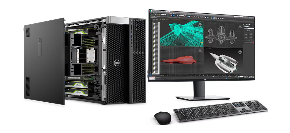 DELL 7920 / 2X GOLD 6140 / 128GB / NVIDIA RTX A4000 /256GB NVME 
